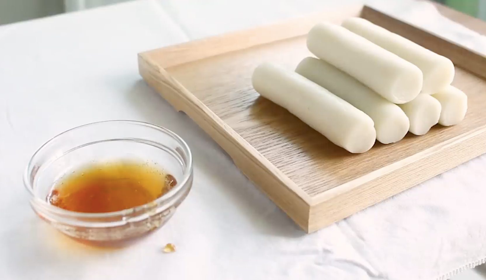 Image du plat : Bâtonnets de riz Garaetteok