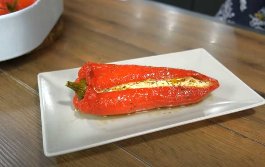 Recette : Poivrons rouges farcis au fromage feta
