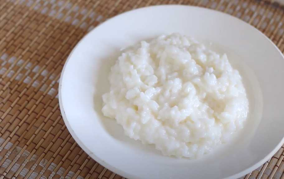 Recette : Bouillie de riz au lait concentré