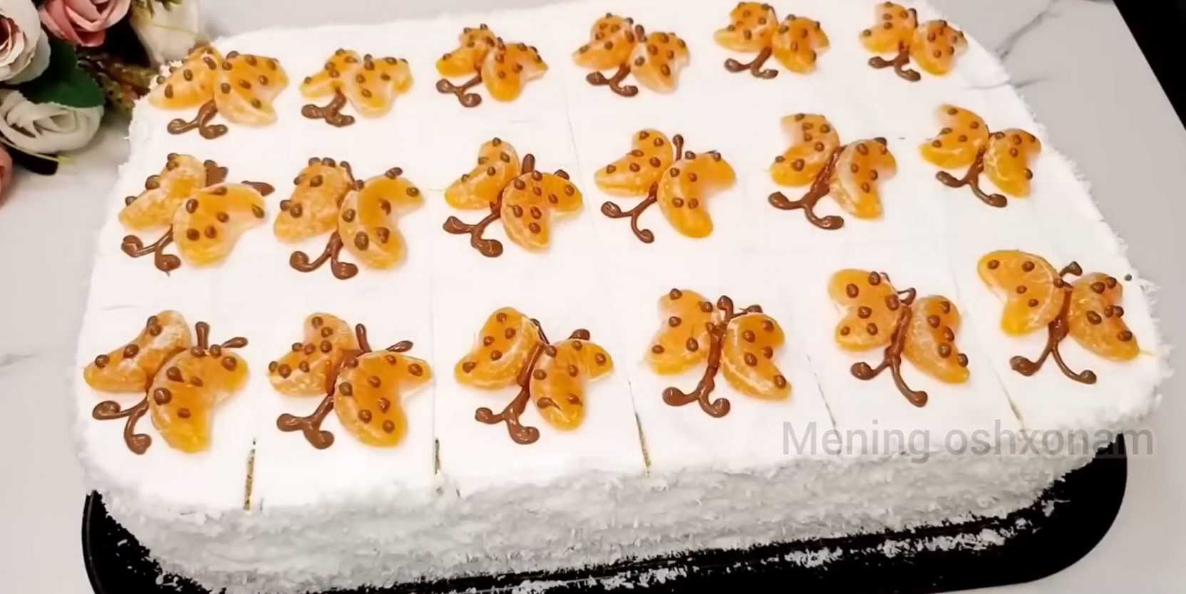 Image du plat : Gâteaux papillon sur neige