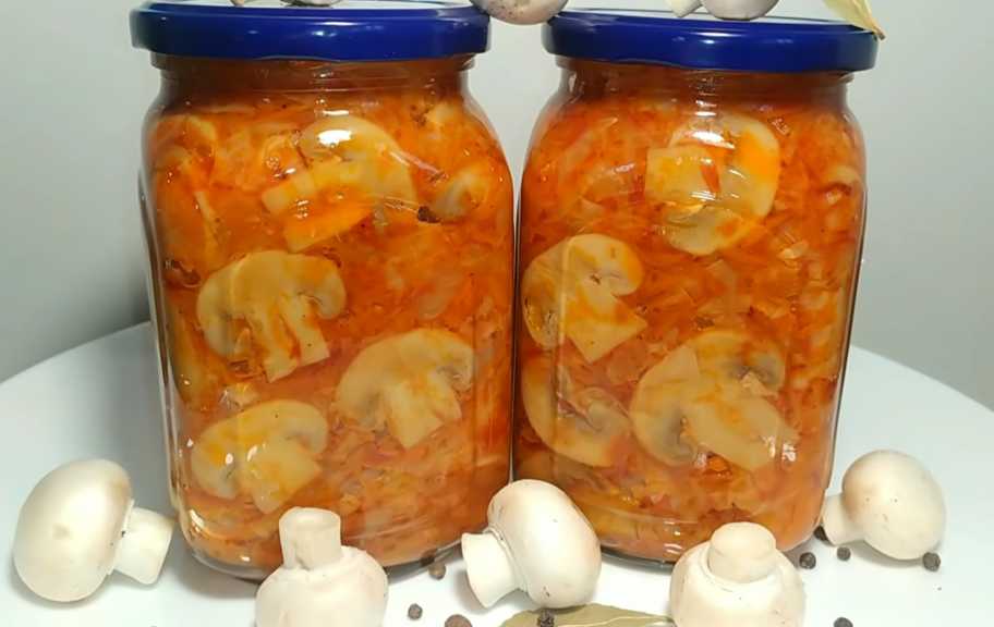 Recette : Solyanka aux champignons pour l'hiver