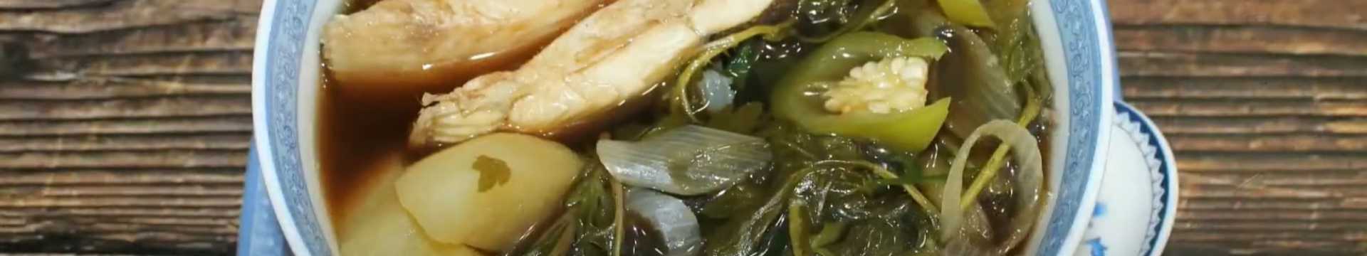 Soupe de flet et d'absinthe