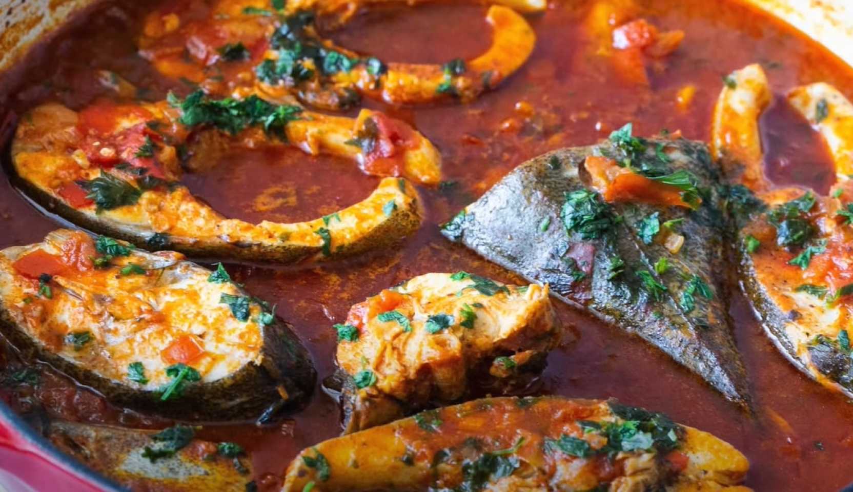 Image du plat : Khraime – poisson à la sauce tomate