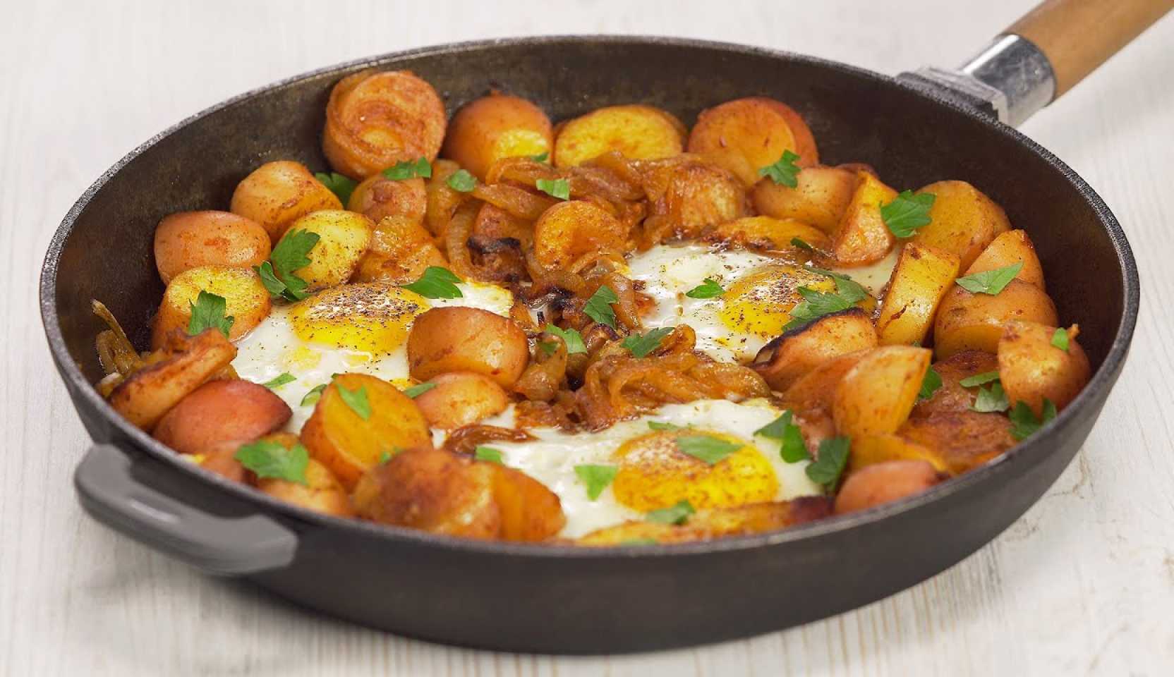 Image du plat : Huevos Rotos (Œufs brouillés et pommes de terre)