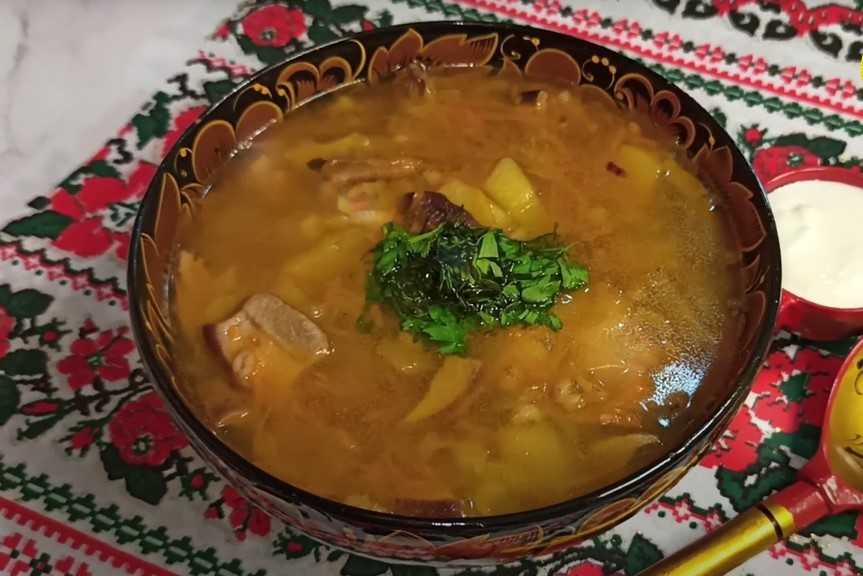 Recette : Soupe classique aux cèpes séchés