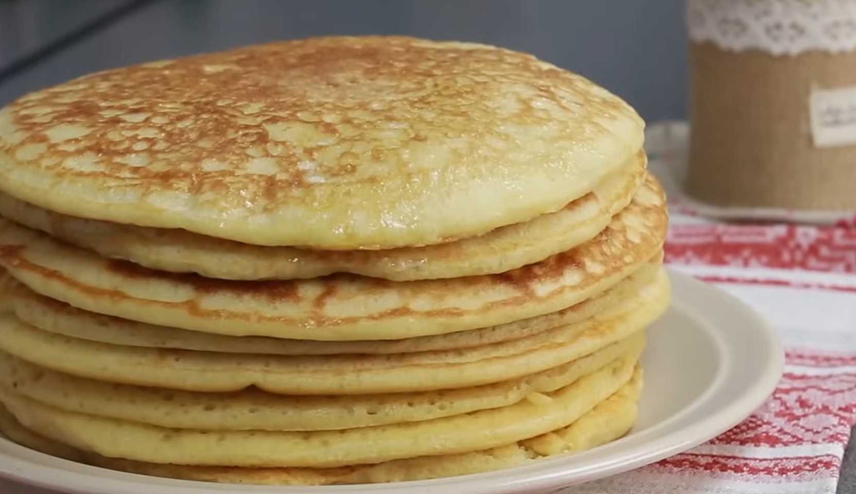 Image du plat : Crêpes épaisses à la levure