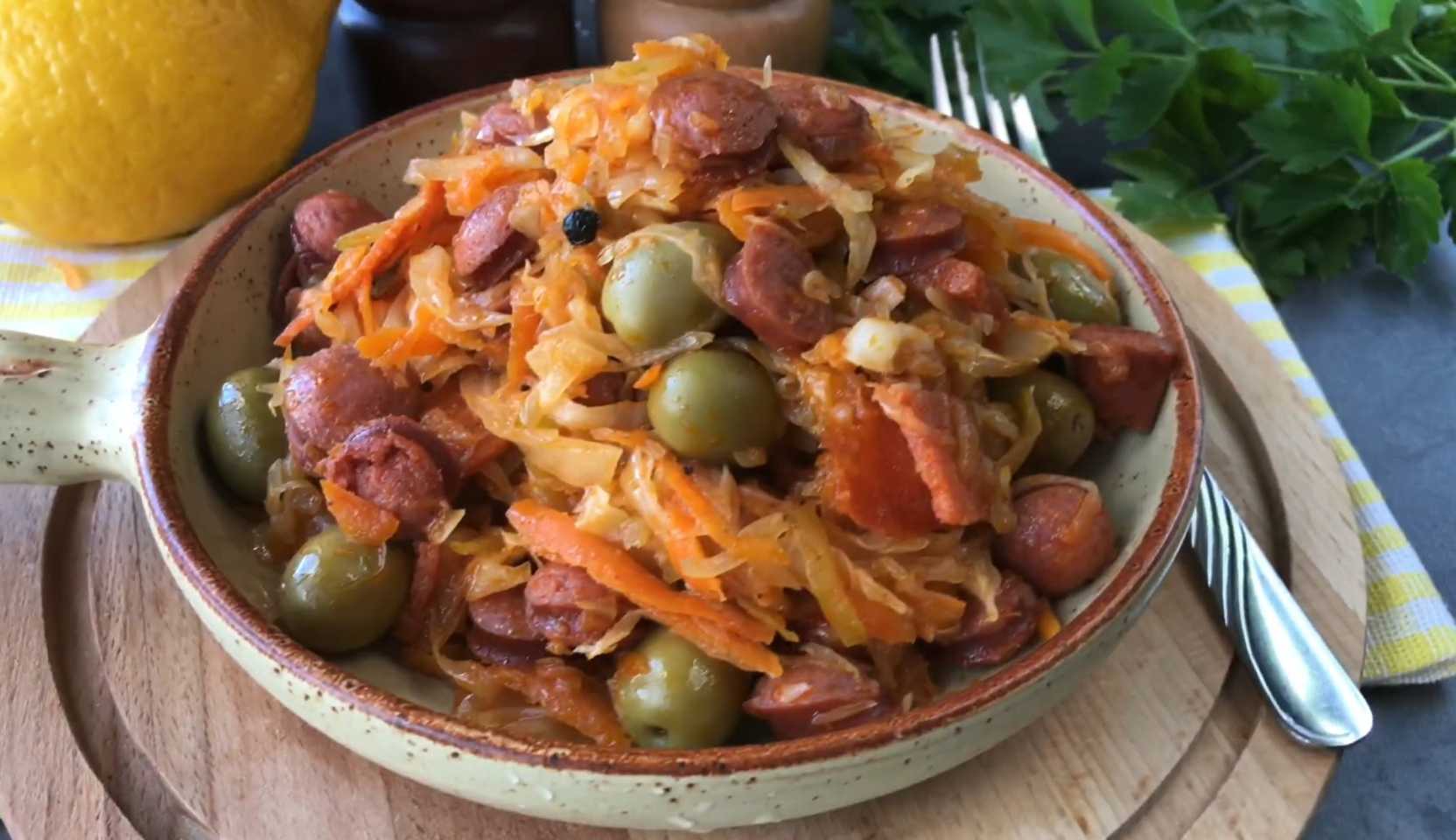 Image du plat : Solyanka dans une poêle