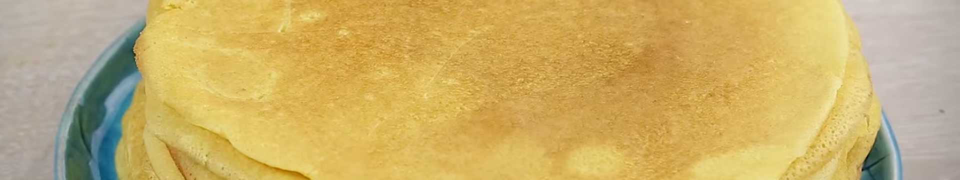 Crêpes de maïs au lait