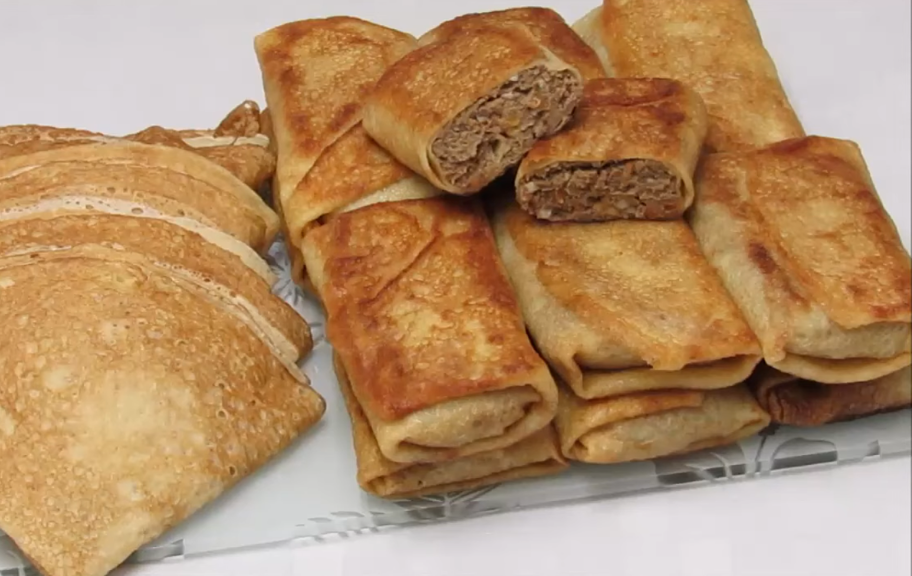 Recette : Crêpes au foie de poulet