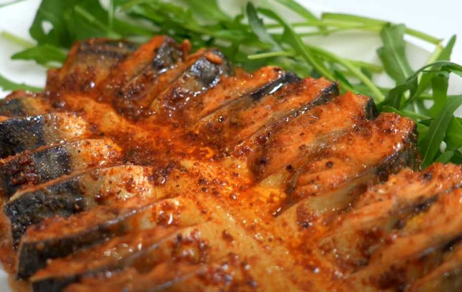 Recette : Poisson frit à la sauce aux haricots épicée