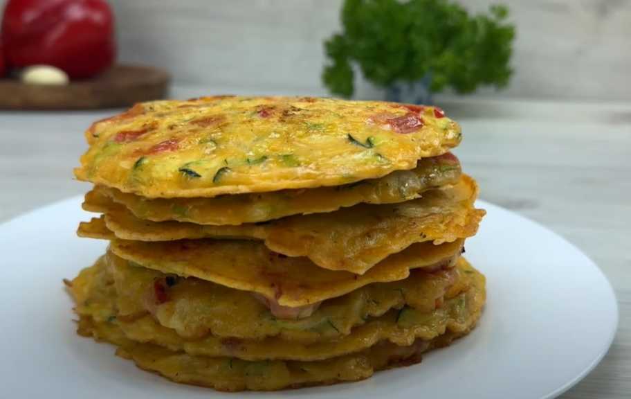 Recette : Crêpes au chou et aux légumes avec sauce au fromage