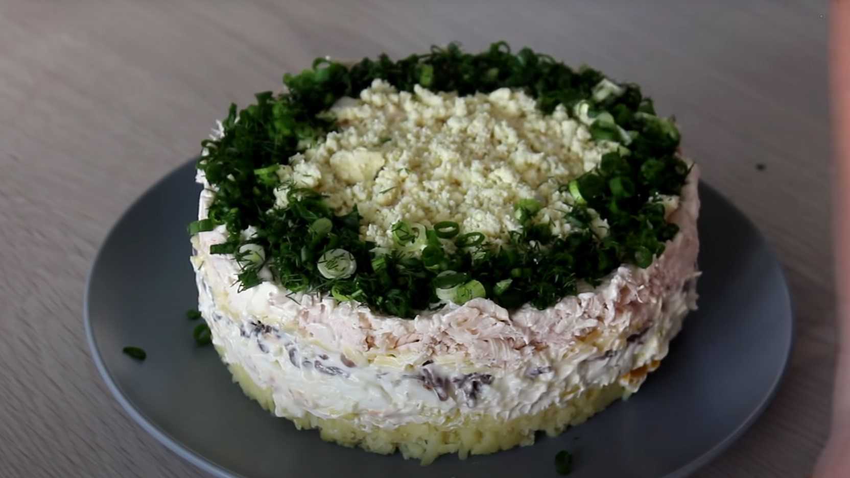 Image du plat : Salade de poulet et champignons