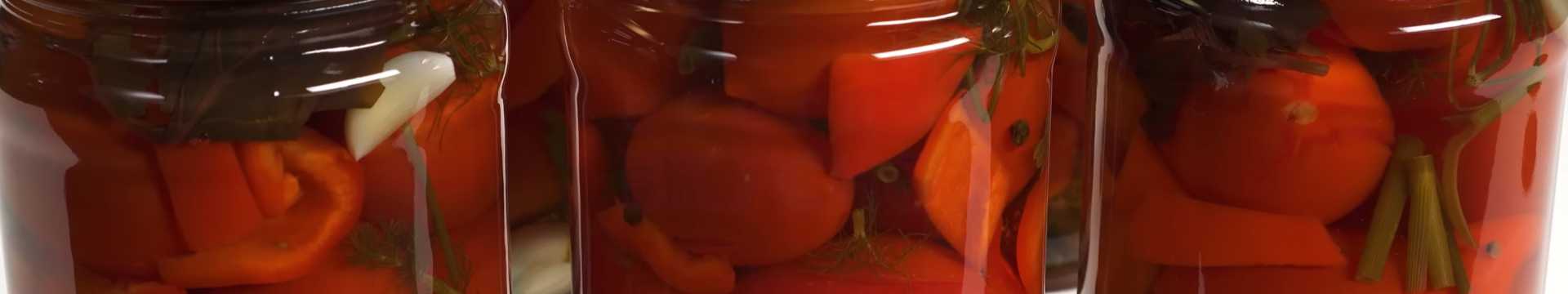 tomates marinées en conserve