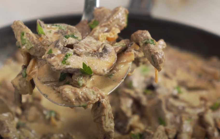 Recette : Bœuf Stroganoff