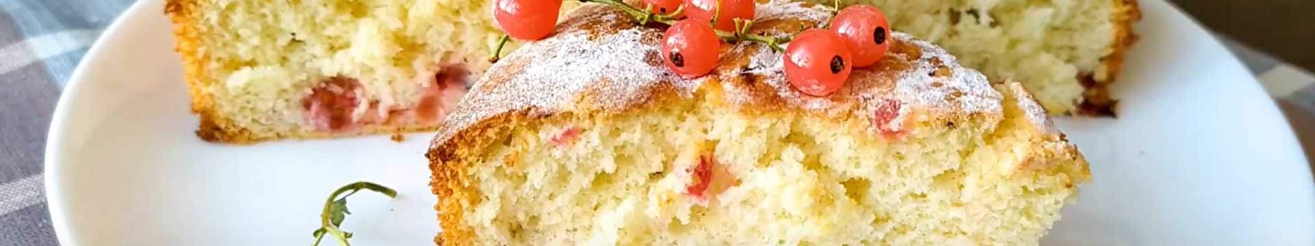 Charlotte aux groseilles rouges