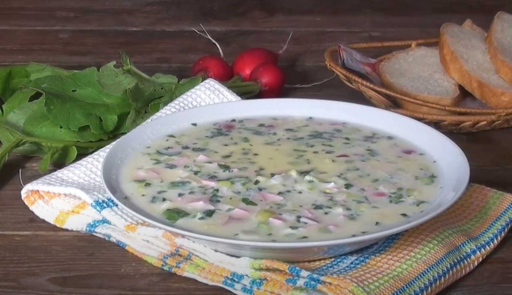 Image du plat : Okroshka avec du kvas blanc