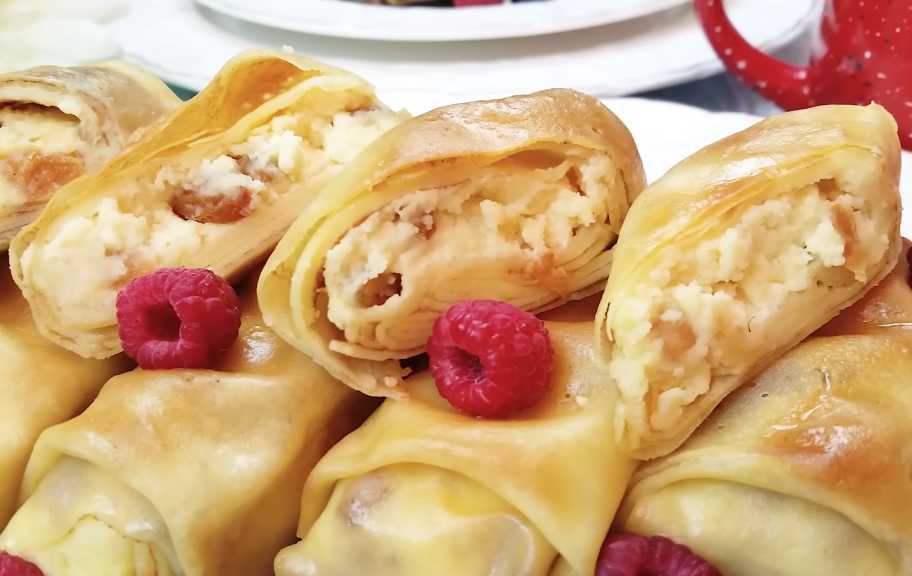 Recette : Crêpes au four avec du fromage cottage