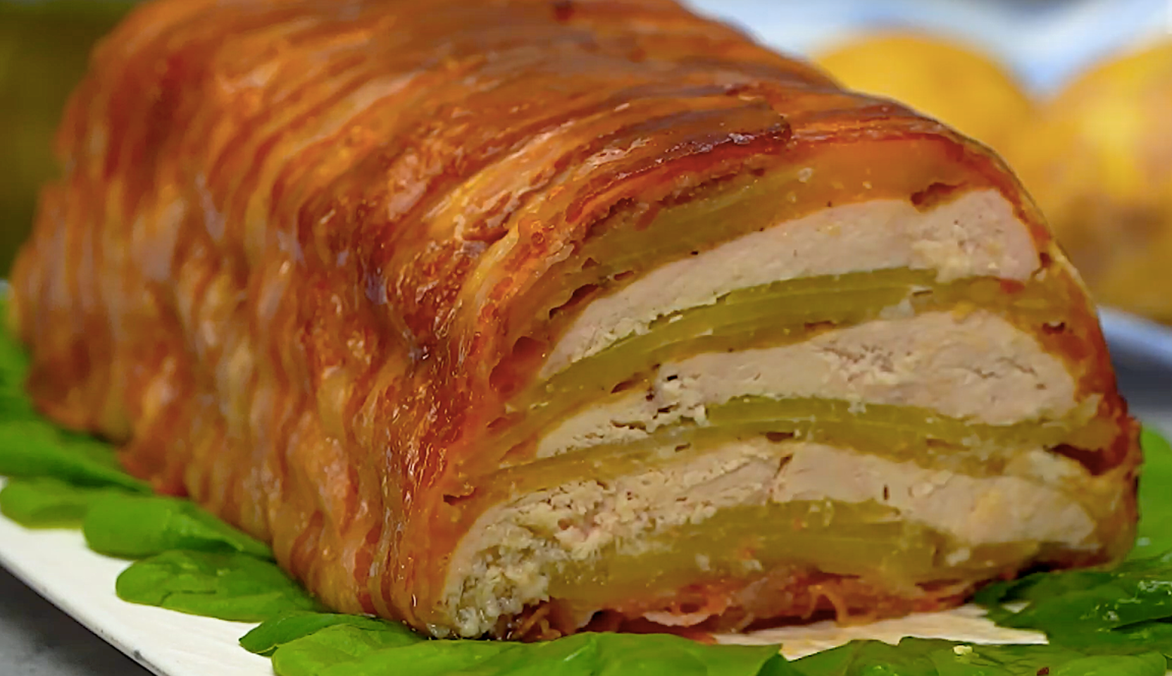 Image du plat : Terrine de blanc de poulet enrobé de bacon