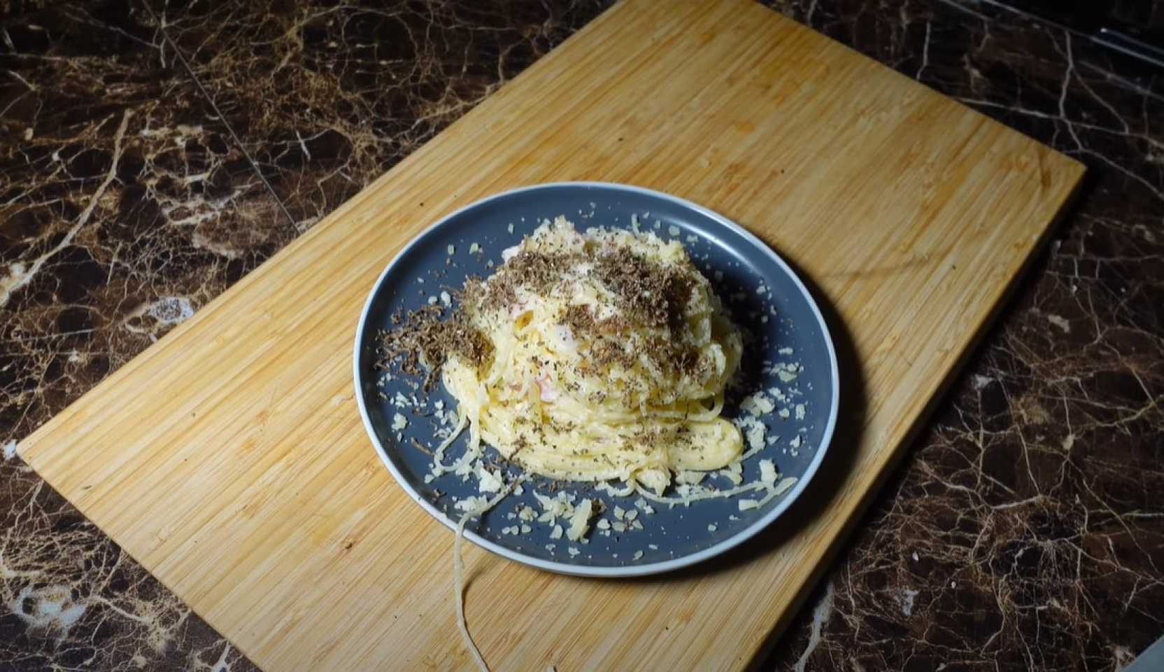 Image du plat : Spaghetti aux truffes noires