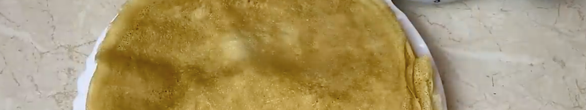 Crêpes à l'eau et sans lait