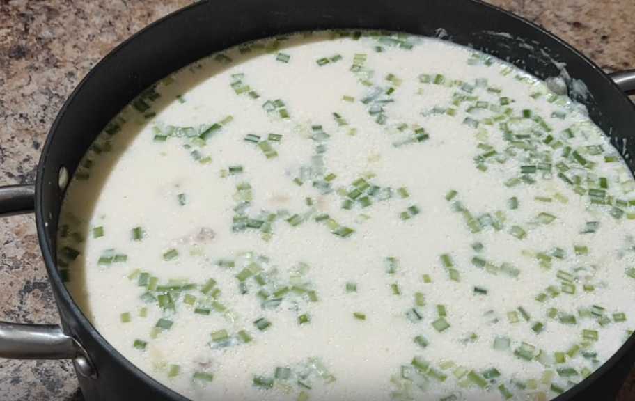 Recette : Okroshka au bouillon de poulet