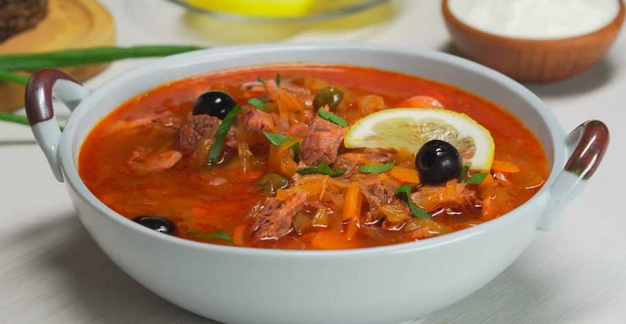 Recette : Solyanka de viande classique