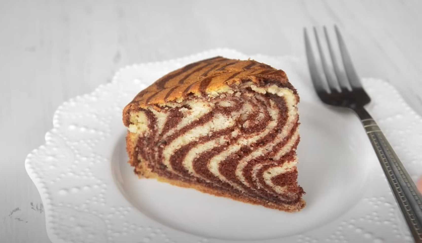 Image du plat : Tourte zébrée du Carême