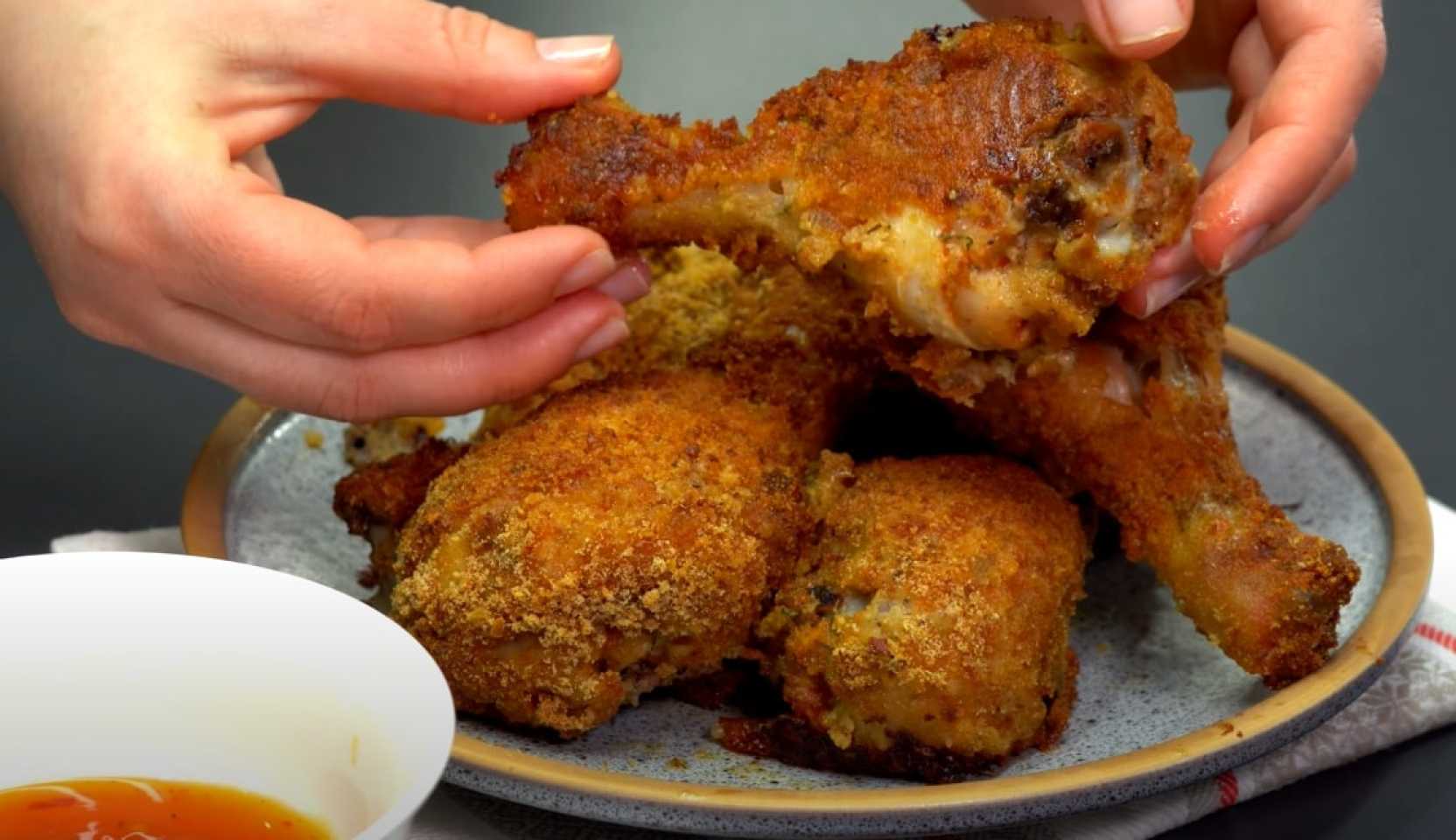 Image du plat : Cuisses de poulet croustillantes au four