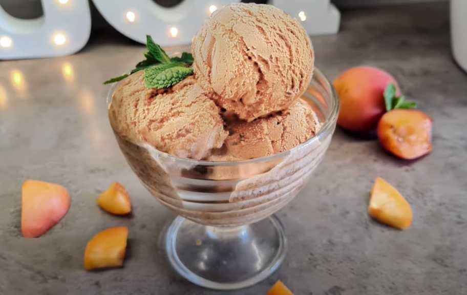 Recette : Glace maison aux abricots
