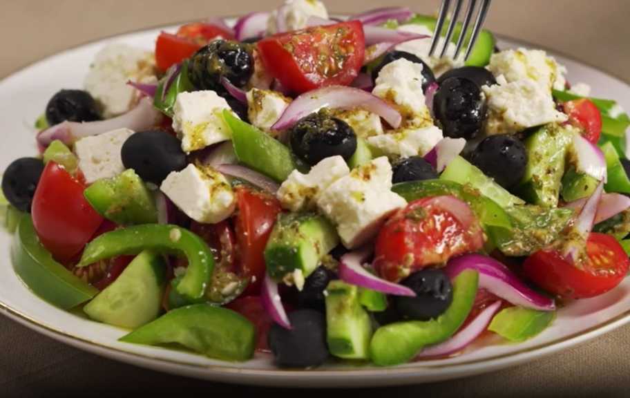 Recette : Salade grecque classique
