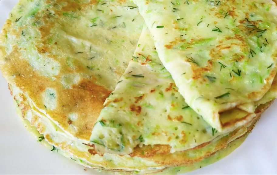 Recette : Crêpes de courgettes à la poêle