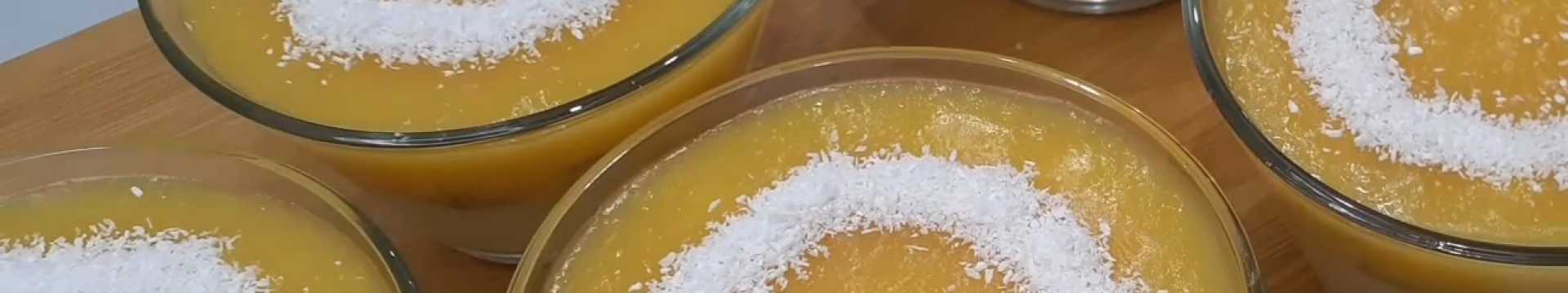 Dessert lacté aux oranges