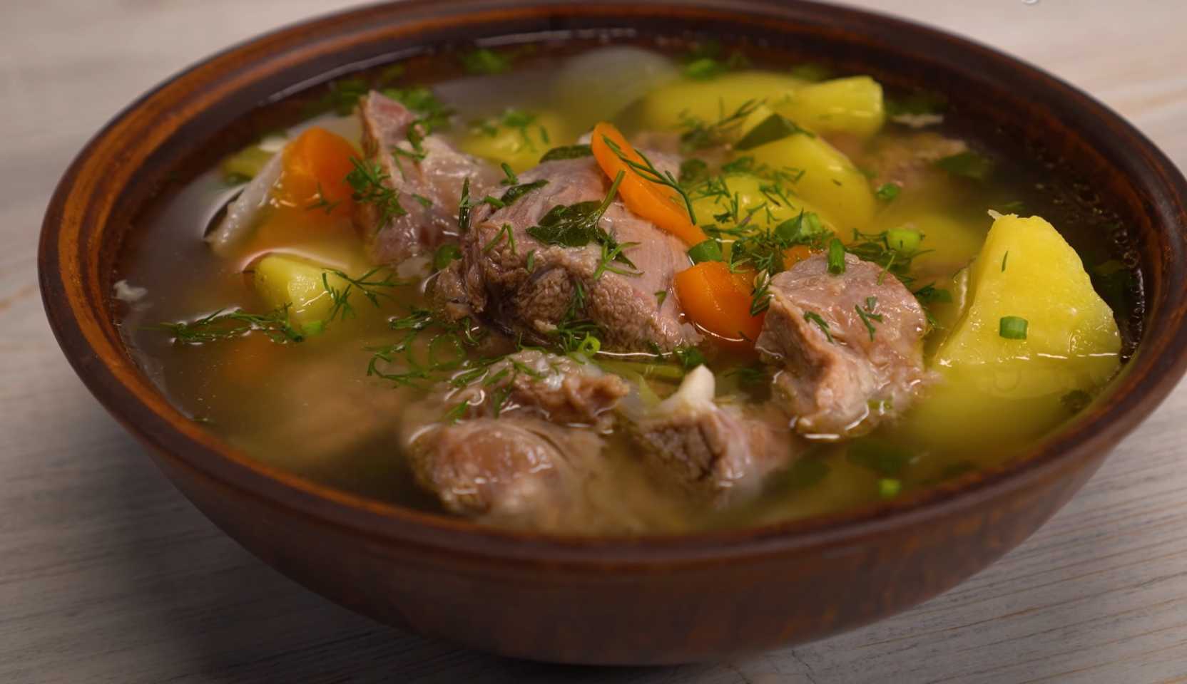 Image du plat : Soupe de viande et de légumes