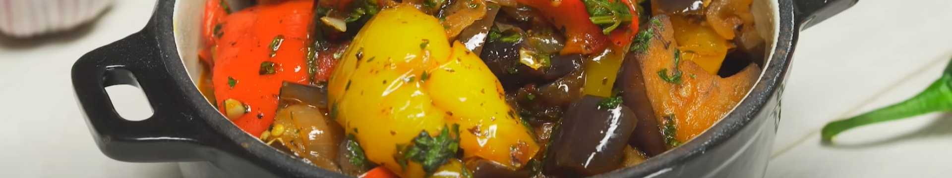 Aubergines sautées aux tomates