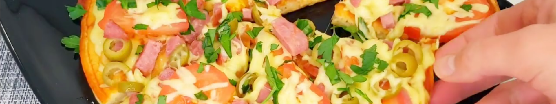 Pizza rapide à la poêle en 10 minutes