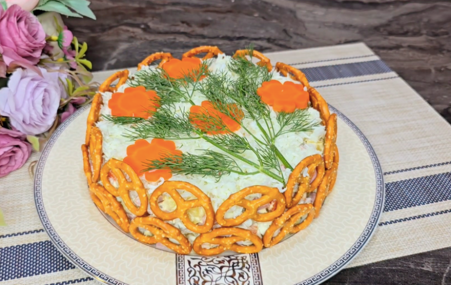 Recette : Salade Olivier en couronne