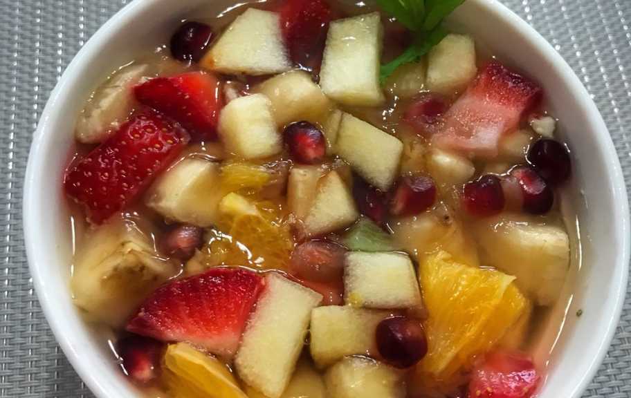 Recette : Gelée de salade de fruits