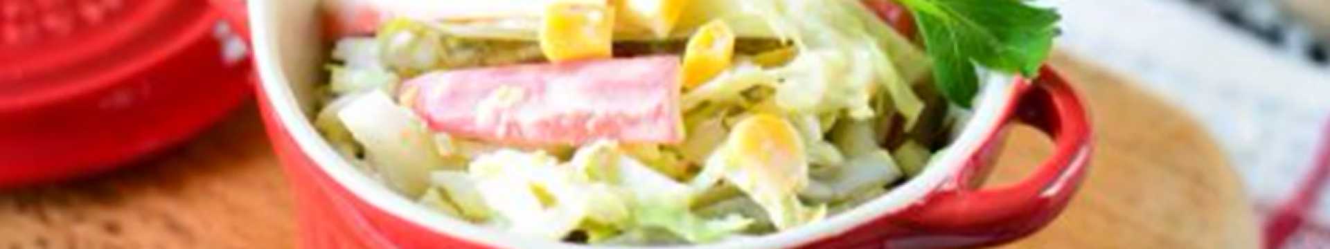 Salade de crabe aux cornichons