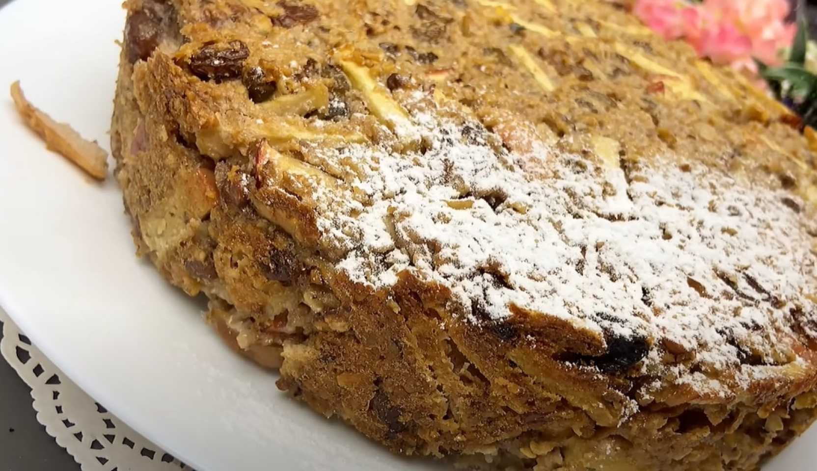 Image du plat : Tarte aux pommes sans farine ni sucre