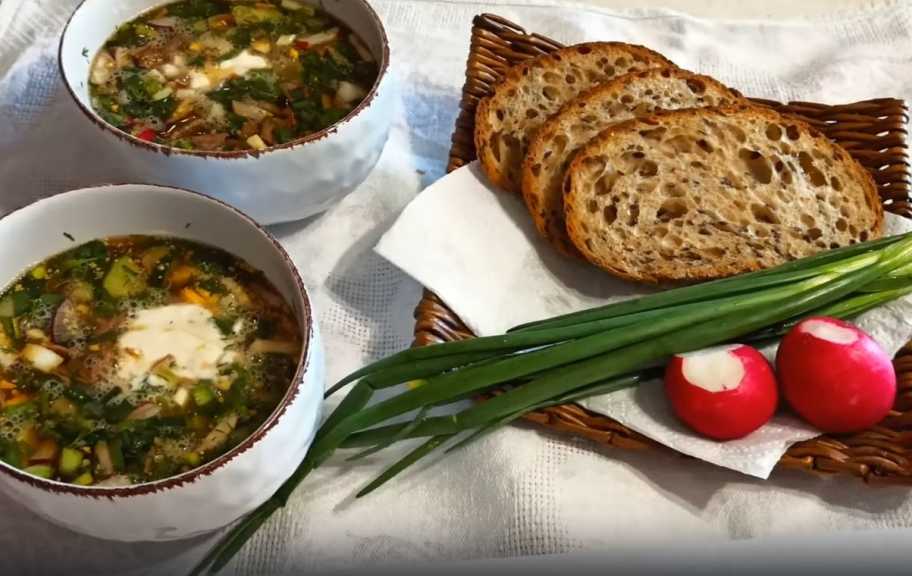 Recette : Okroshka au bœuf et au kvas