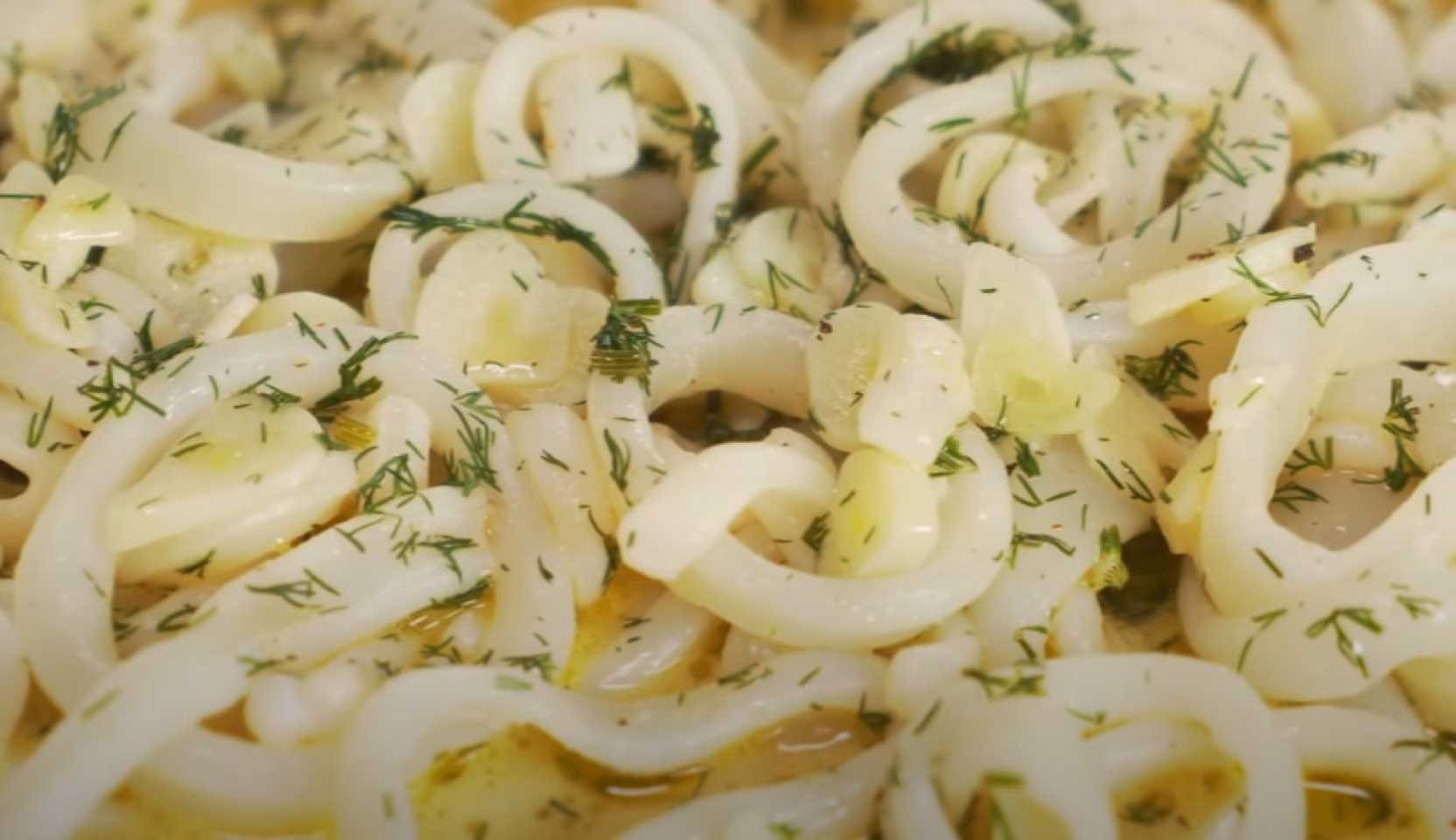 Image du plat : Calamars à la sauce à l'ail