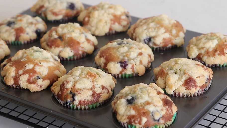 Recette : Muffins aux myrtilles