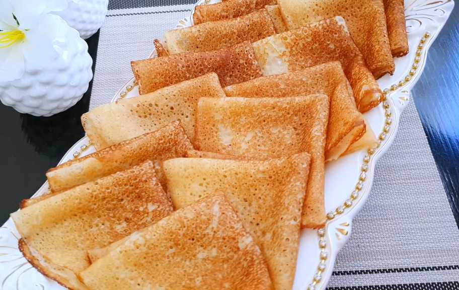 Recette : Crêpes sans soda ni lait