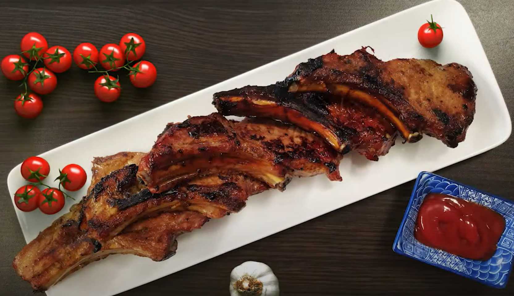 Image du plat : Longe de porc avec os