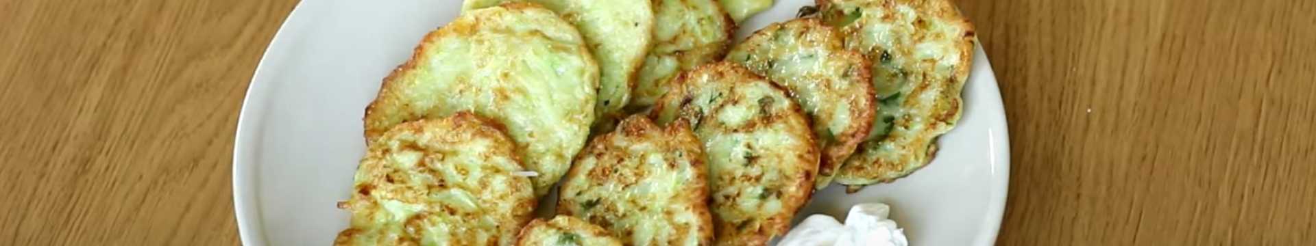 Crêpes de courgettes à la poêle