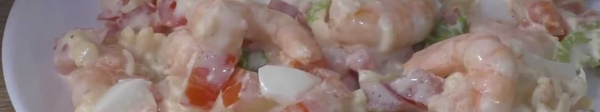 Salade de crevettes classique