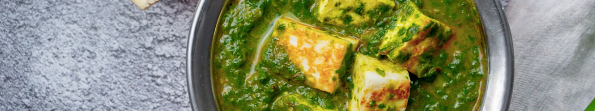 Palak paneer