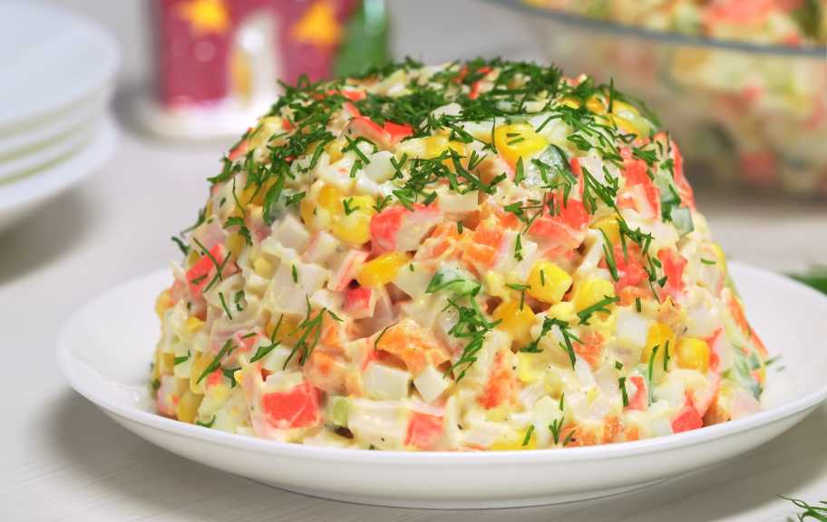 Recette : Salade de crabe classique