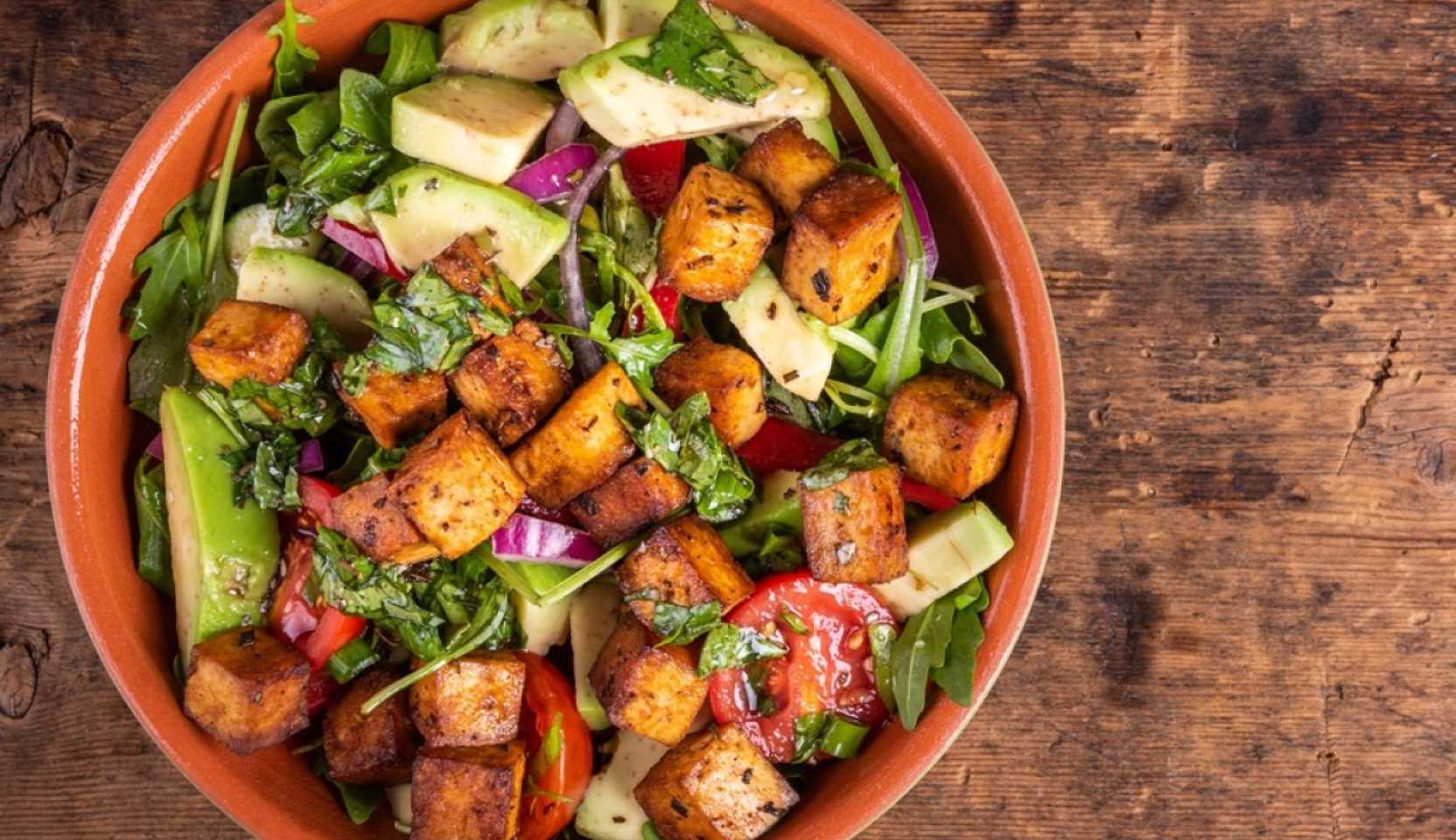 Image du plat : Tofu frit aux légumes