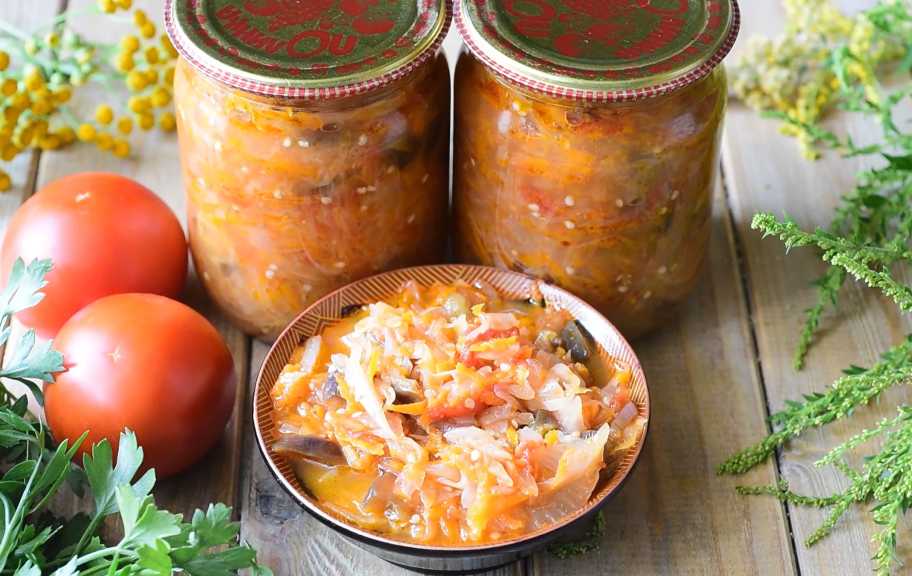 Recette : Solyanka d'aubergines pour l'hiver